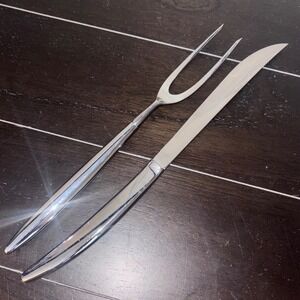 Carvel Hall | Vintage | Mid Century Modern | Stainless Steel Carving Set